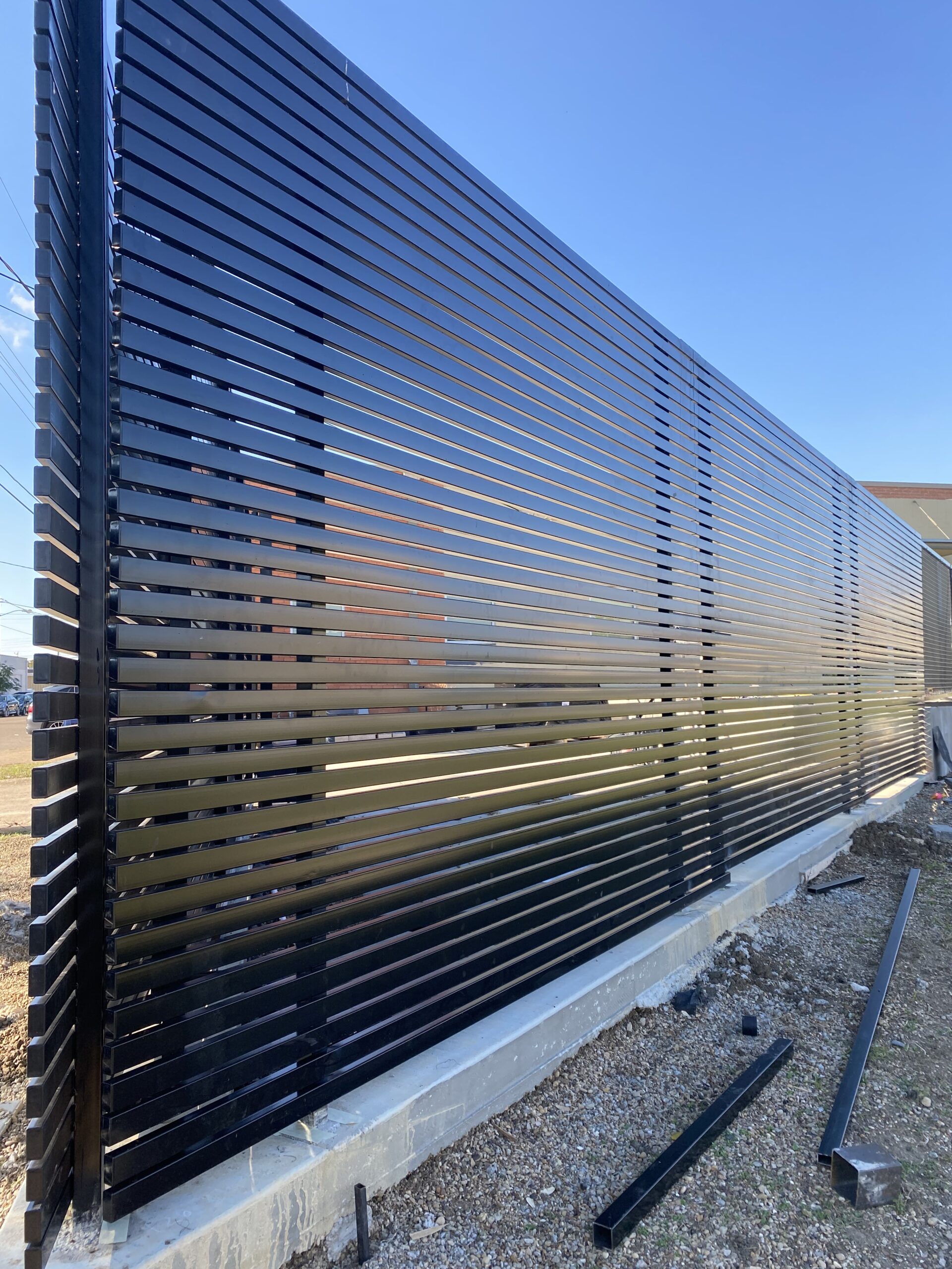 Modern Metal Fence