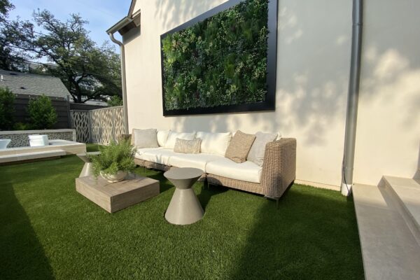 green wall art